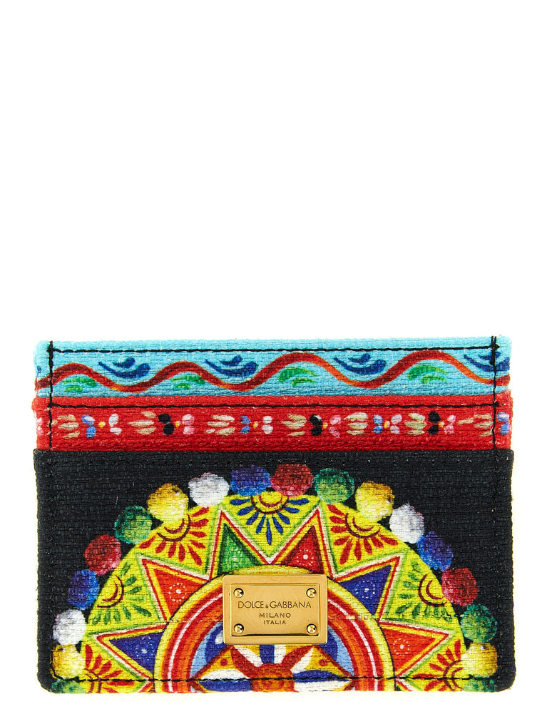 Θήκη καρτών Dolce & Gabbana Multicolor Cotton