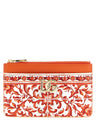 Dolce & Gabbana Orange Calfskin Cardholder