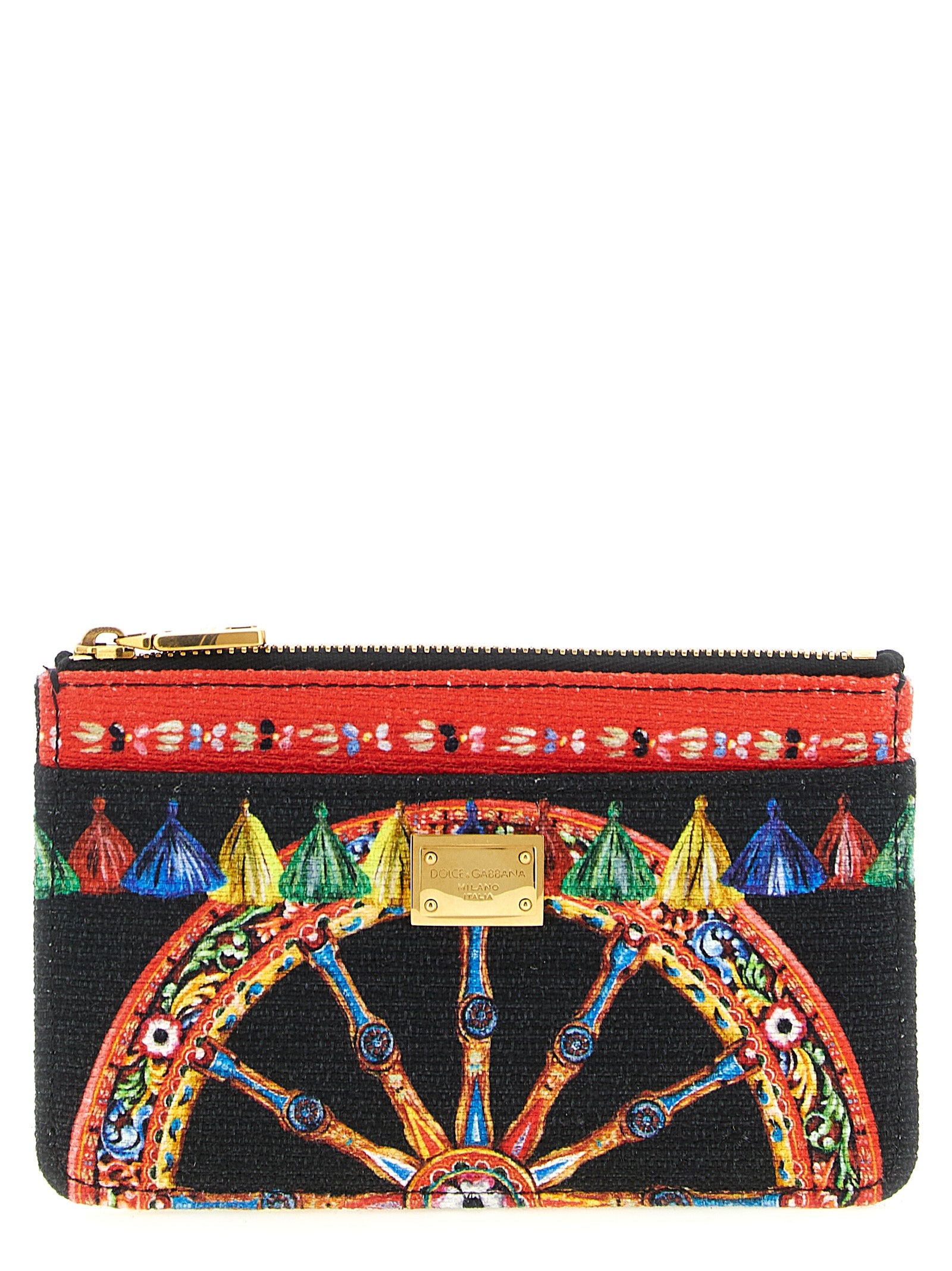 Dolce & Gabbana Multicolor Cotton Cardholder