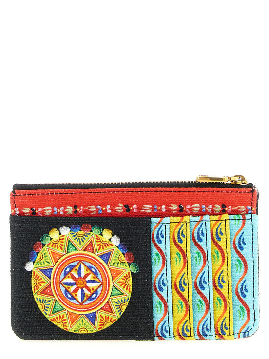 Dolce & Gabbana Multicolor Cotton Cardholder