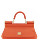 Dolce & Gabbana Orange Calfskin Handbag