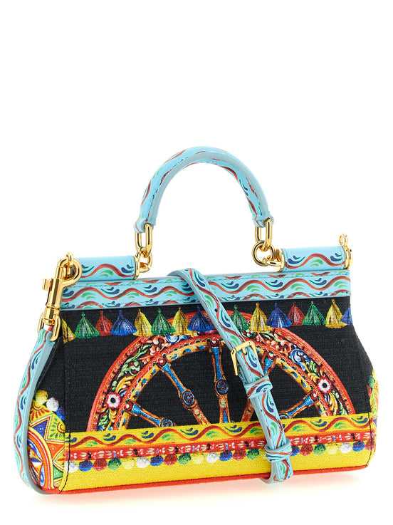 Dolce & Gabbana Multicolor Cotton Handbag