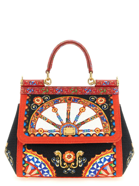 Dolce & Gabbana Multicolor Cotton Handbag