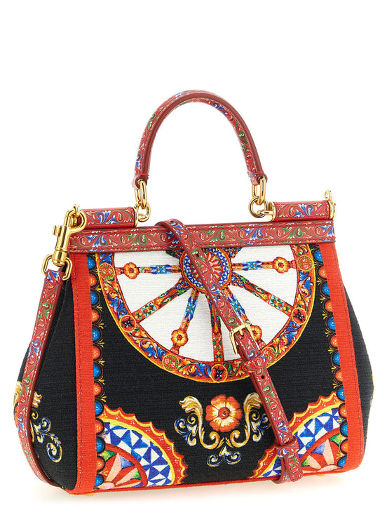 Dolce & Gabbana Multicolor Cotton Handbag
