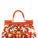Dolce & Gabbana Orange Cotton Handbag
