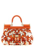 Dolce & Gabbana Orange Cotton Handbag