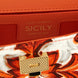 Dolce & Gabbana Orange Cotton Handbag