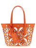 Dolce & Gabbana Orange Cotton Tote Bag