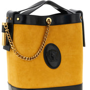 Versace Multicolor Calfskin Shoulder Bag