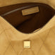 Tory Burch Beige Calfskin Shoulder Bag