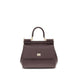 Dolce & Gabbana Brown Calf Leather Bos Taurus Shoulder Bag