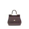 Dolce & Gabbana Brown Calf Leather Bos Taurus Shoulder Bag