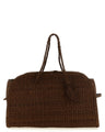 Jacquemus Brown Raffia Tote Bag