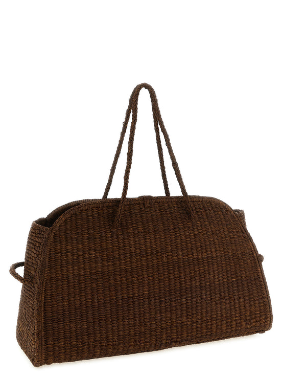 Jacquemus Brown Raffia Tote Bag