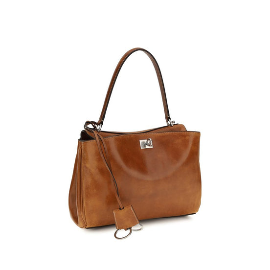 Balenciaga Brown Lamb Ovis Aries Aries Handbag