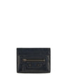 Balenciaga Black Lamb Ovis Aries Aries Wallet