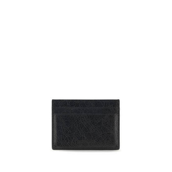 Balenciaga Black Lamb Ovis Aries Aries Wallet