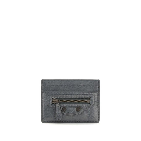 Balenciaga Gray Lamb Ovis Aries Aries Wallet