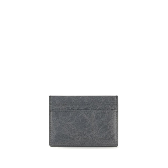 Balenciaga Gray Lamb Ovis Aries Aries Wallet