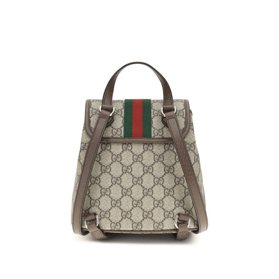 Μπεζ υφασμάτινο σακίδιο πλάτης Gucci