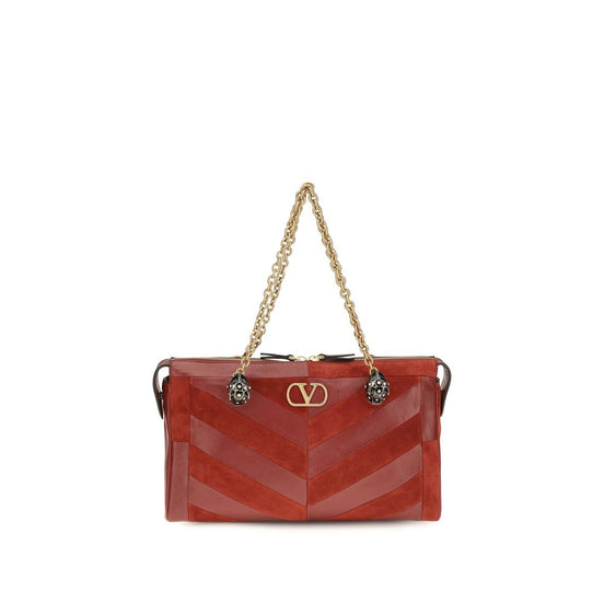 Valentino Garavani Multicolor Calf Leather Bos Taurus Shoulder Bag