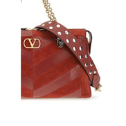 Valentino Garavani Multicolor Calf Leather Bos Taurus Shoulder Bag