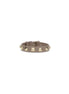 Valentino Garavani Gray Calf Leather Bos Taurus Bracelet