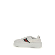 Λευκά chunky sneakers από δέρμα μοσχαριού Bos Taurus Gucci