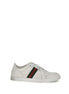 Gucci White Calf Leather Bos Taurus Athletic Sneakers