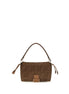 Fendi Brown Raffia Shoulder Bag