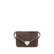 Valentino Garavani Brown Suede Leather Shoulder Bag