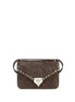 Valentino Garavani Brown Suede Leather Shoulder Bag