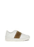 Valentino Garavani White Calf Leather Bos Taurus Sneakers