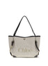 Chloé Gray Cotton Shoulder Bag
