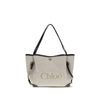 Chloé Gray Cotton Shoulder Bag