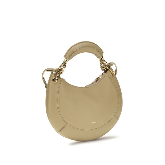 Chloé Beige Calf Leather Bos Taurus Shoulder Bag