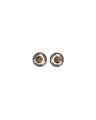 Versace Gray Brass Earrings