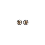 Versace Gray Brass Earrings
