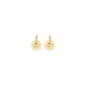 Versace Gold Brass Earrings