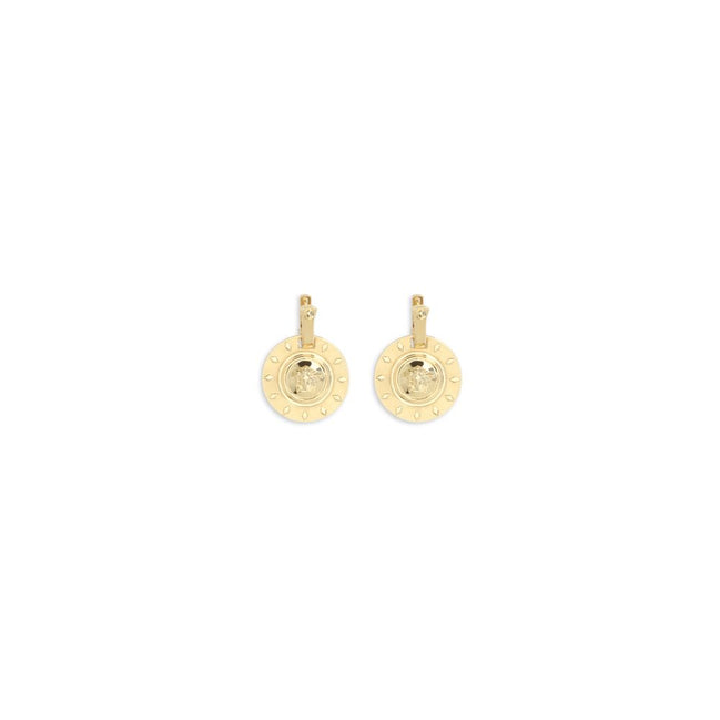 Versace Gold Brass Earrings