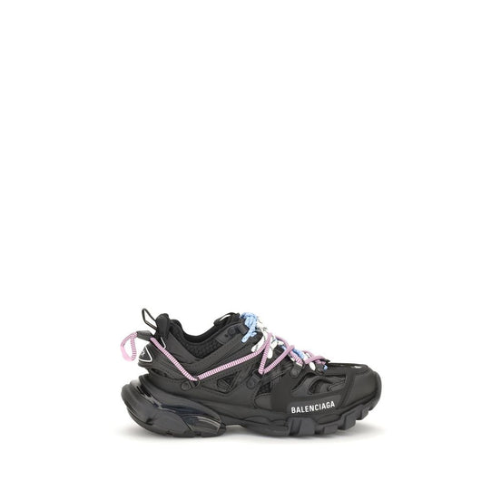 Balenciaga Black Polyester Athletic Sneakers
