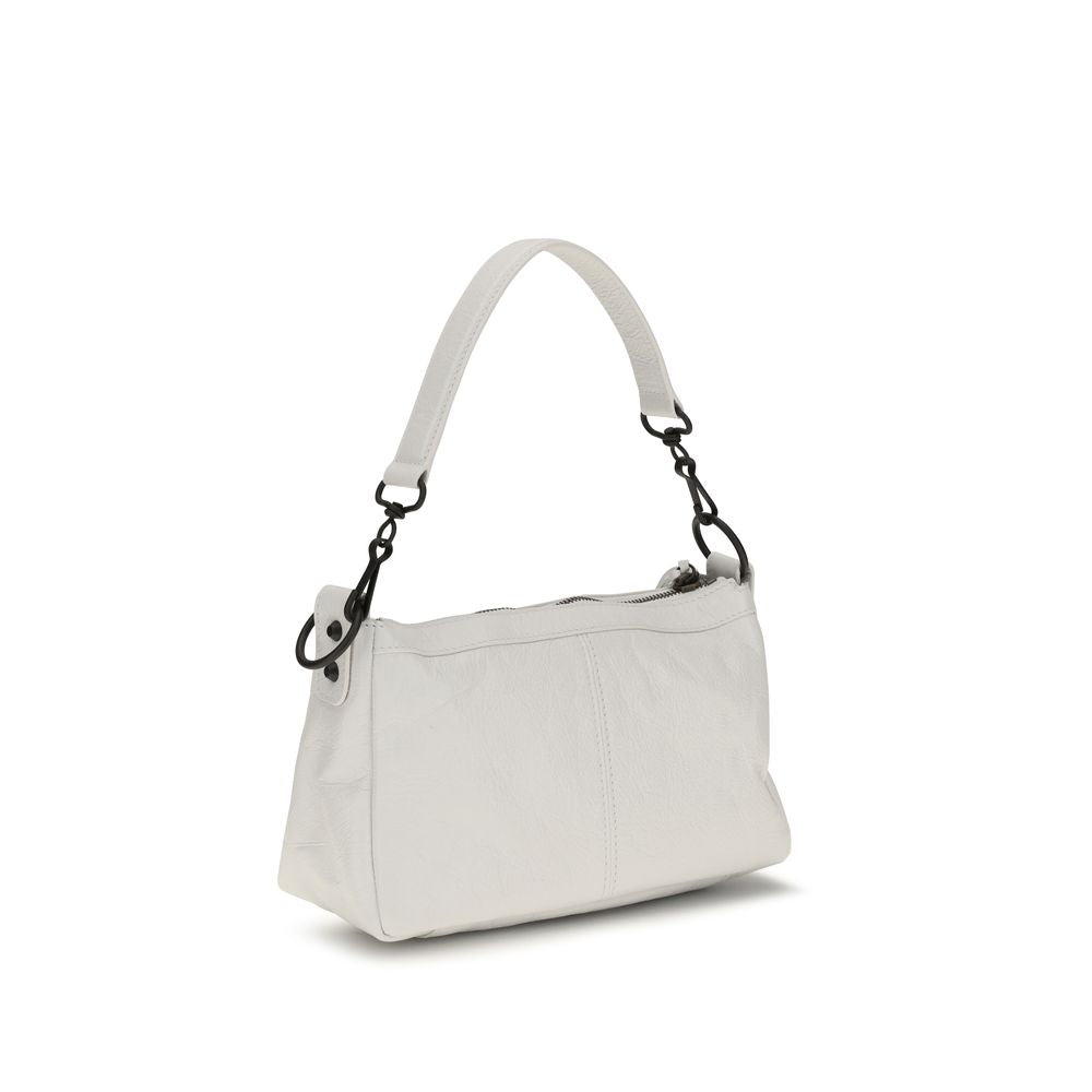 Τσάντα Balenciaga από λευκό δέρμα αρνιού Ovis Aries Aries  