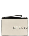 Stella McCartney Beige Cotton Clutch Bag