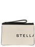 Stella McCartney Beige Cotton Clutch Bag