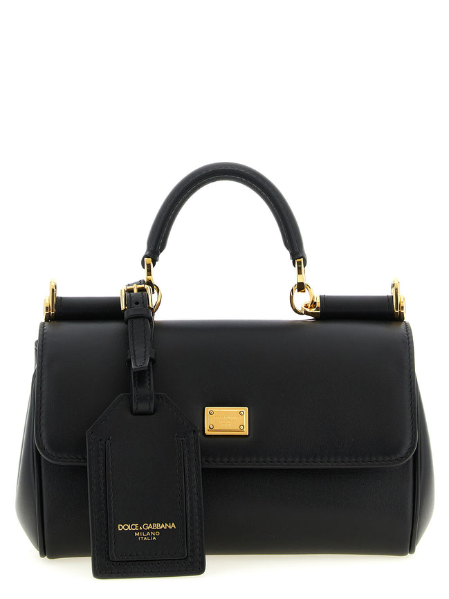 Dolce & Gabbana Black Calfskin Handbag