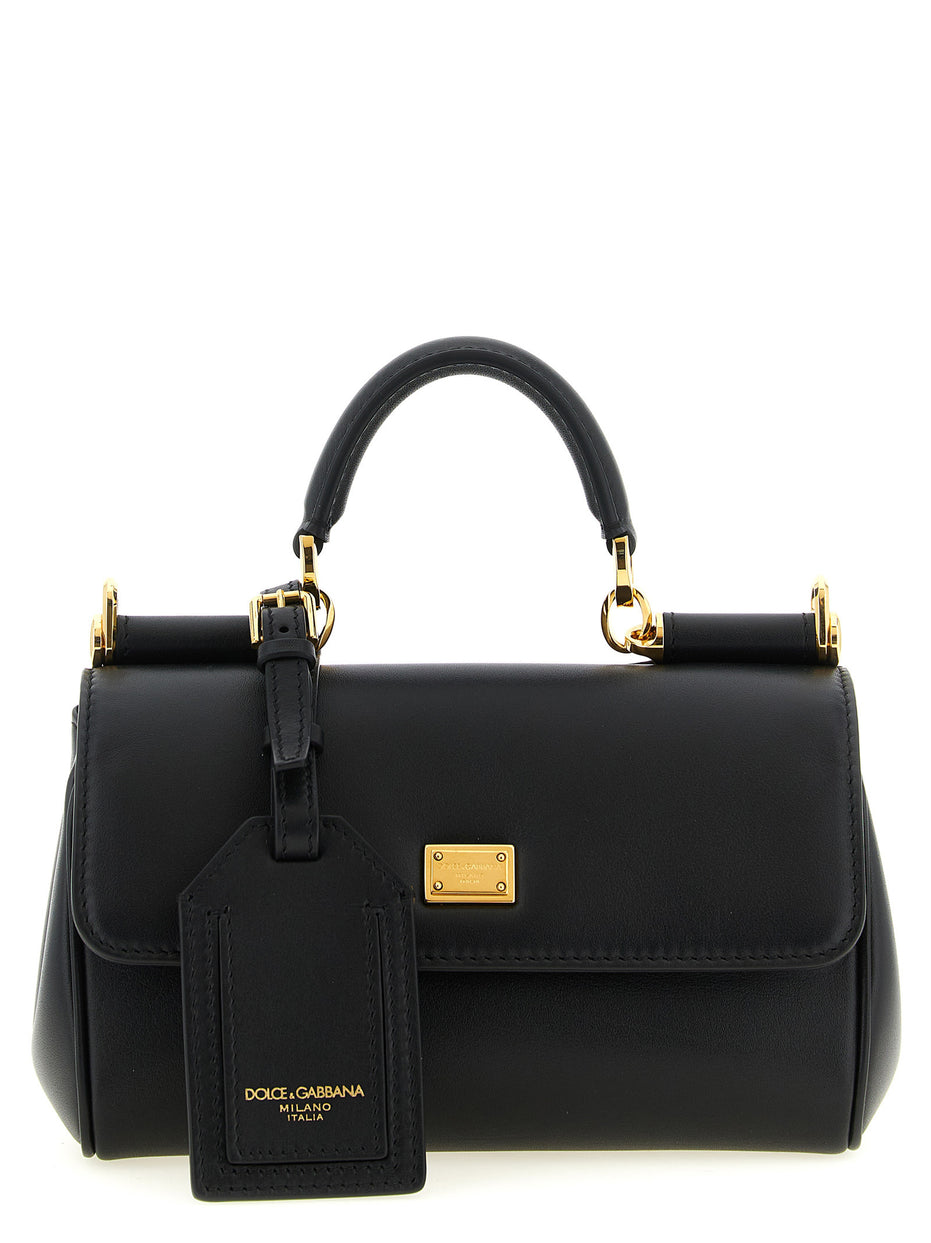 Dolce & Gabbana Black Calfskin Handbag