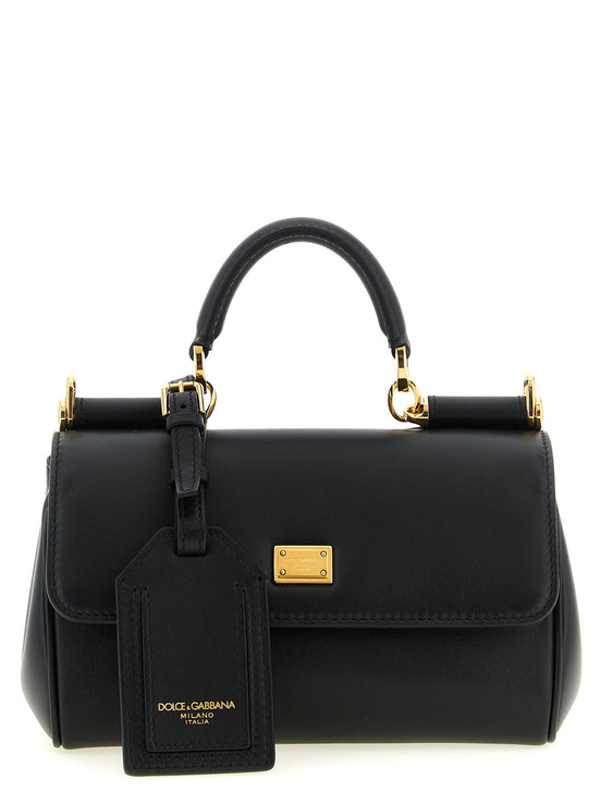 Dolce & Gabbana Black Calfskin Handbag