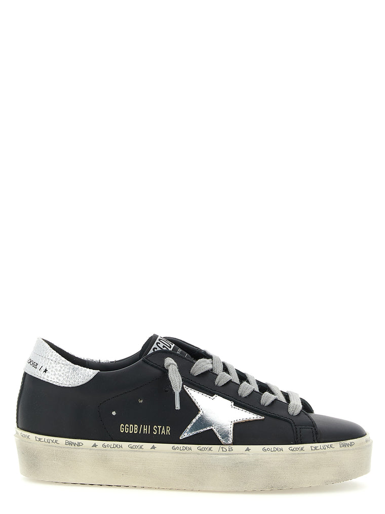 Golden Goose Black Cowhide Chunky Sneakers