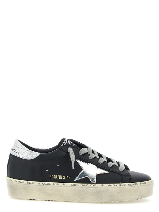 Αθλητικά παπούτσια Golden Goose chunky από μαύρο δέρμα αγελάδας  
