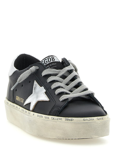 Golden Goose Black Cowhide Chunky Sneakers